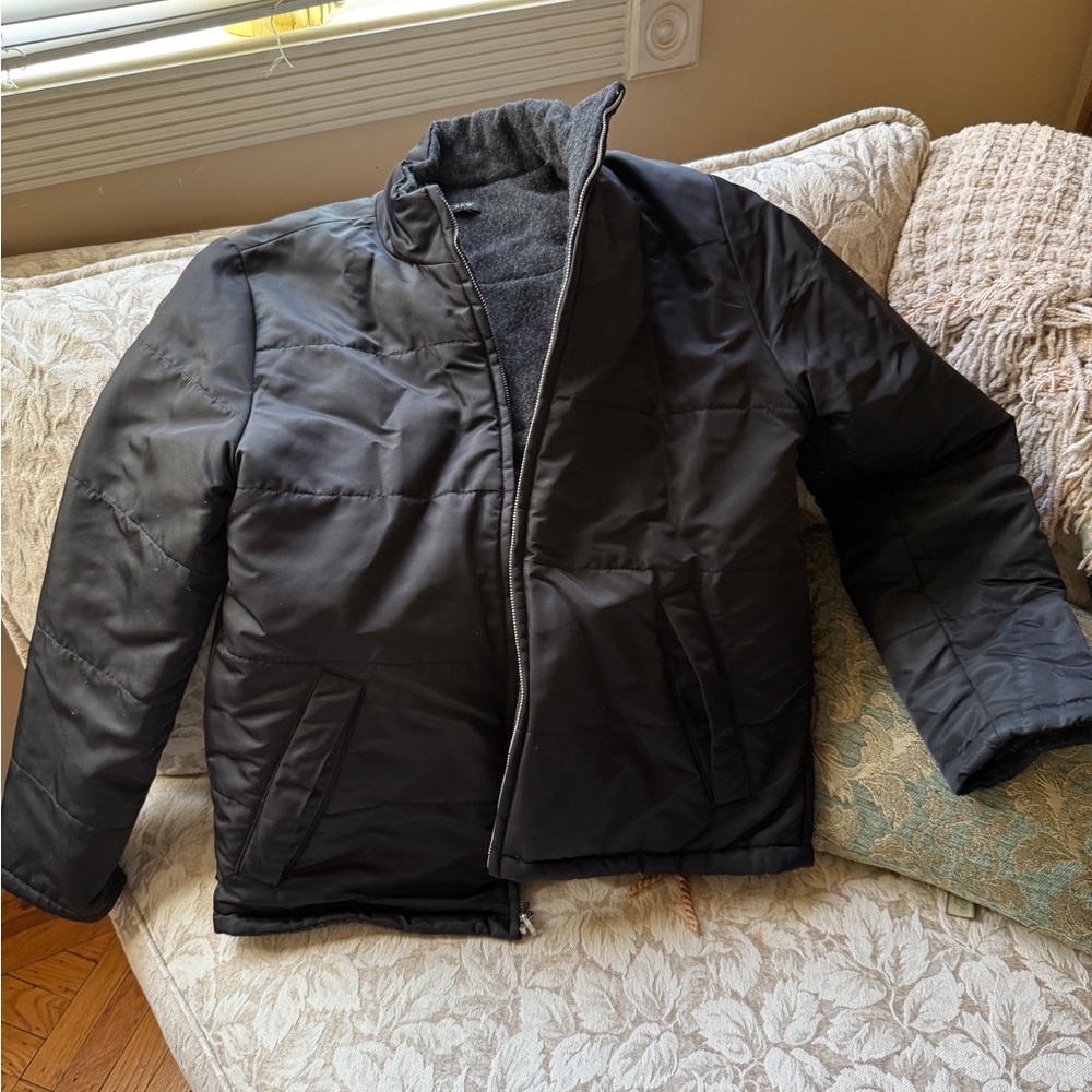 J. Crew Men's Black Puffer Jacket
